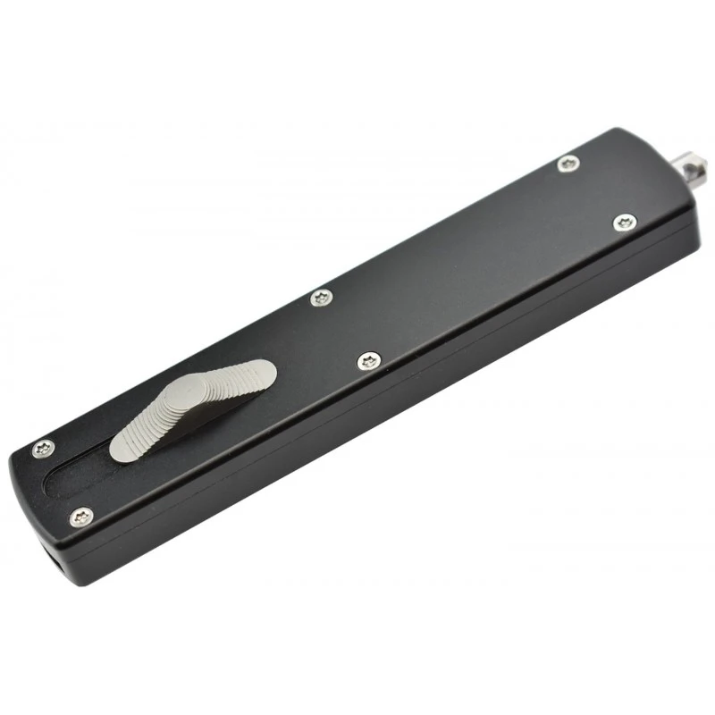 Couteau Automatique OTF Golgoth G12DT Double Tranchant D2/alu Noir – Image 9