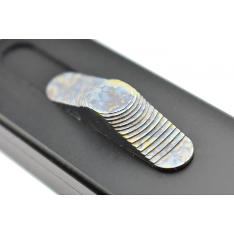 Couteau Automatique OTF Golgoth G12T+ Tanto Crazy D2/alu Noir – Image 4