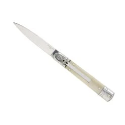 Couteau Automatique Rétro Manche Corne Blonde - 4820