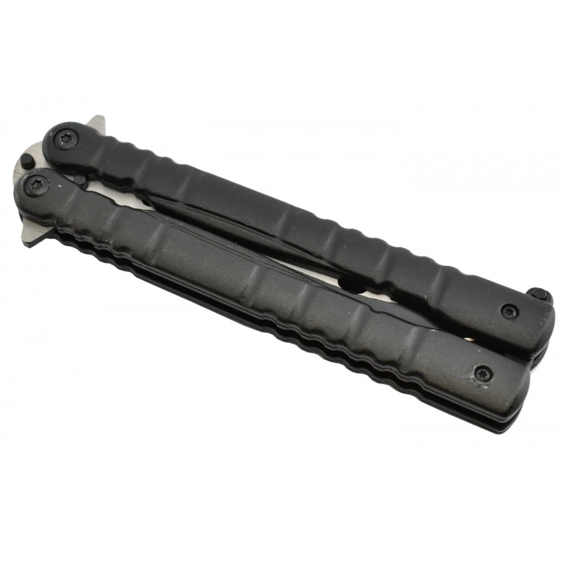 Couteau Papillon Max Knives P49 3Cr13 Aluminium Anodisé Noir – Image 3