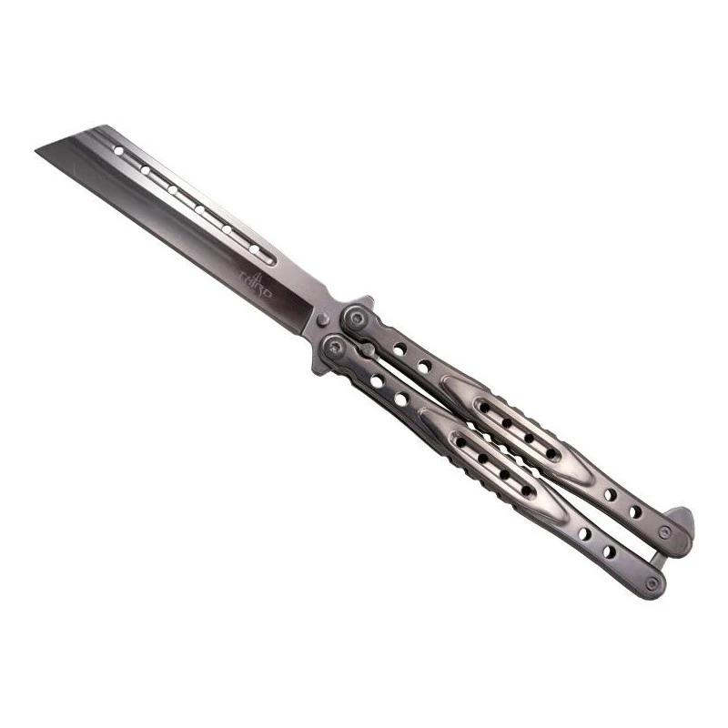 Couteau Papillon Third 12cm Tout Inox Chromé - K2823