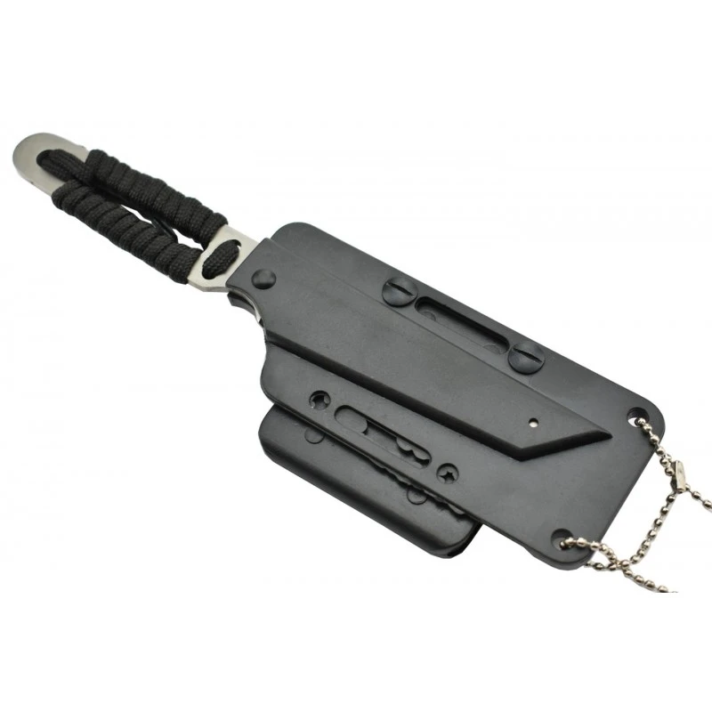 Hunting Knife HK8829 - Couteau De Chasse Lame Tanto Mixte – Image 2