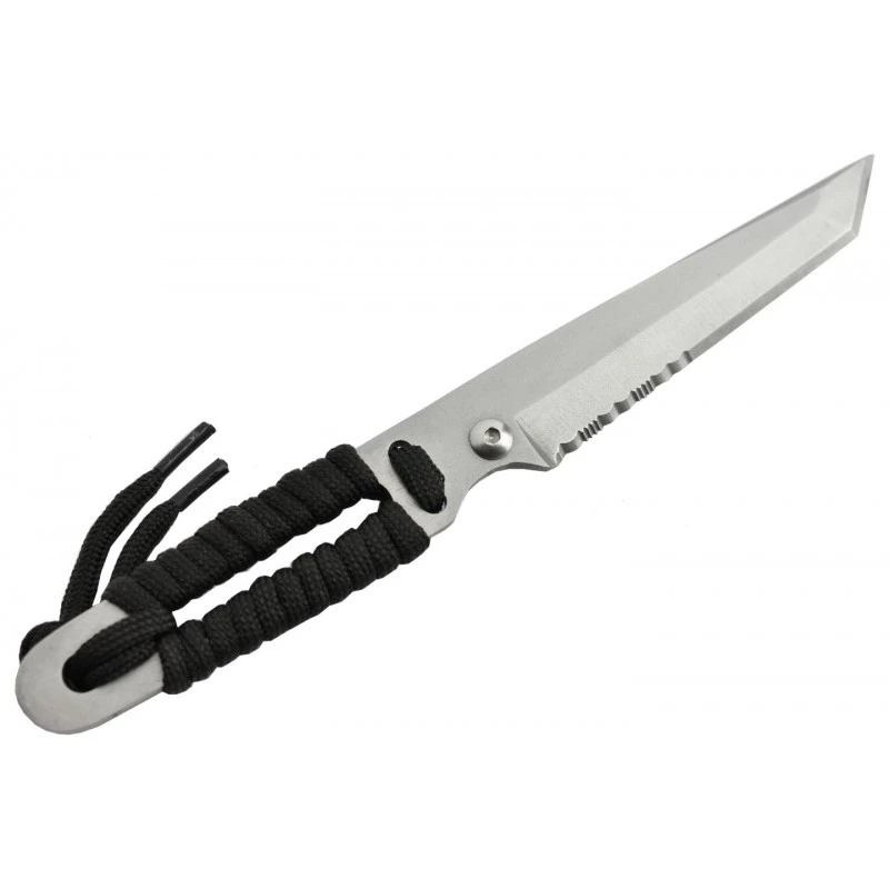 Hunting Knife HK8829 - Couteau De Chasse Lame Tanto Mixte