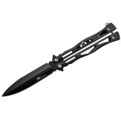 Max Knives P38B - Couteau Papillon Acier Inox Noir
