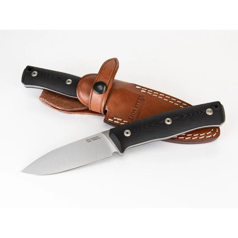 Poignard LionSteel B35 Manche G10 Noir – Image 2