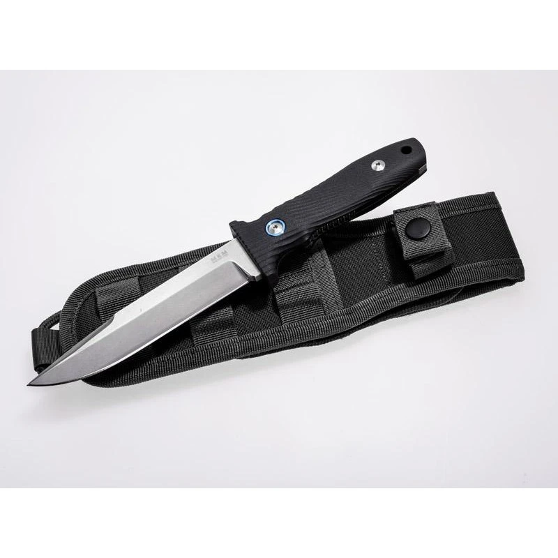 Poignard MKM Jouf Par Fox Knives G10 Noir Stonewashed â Image 2